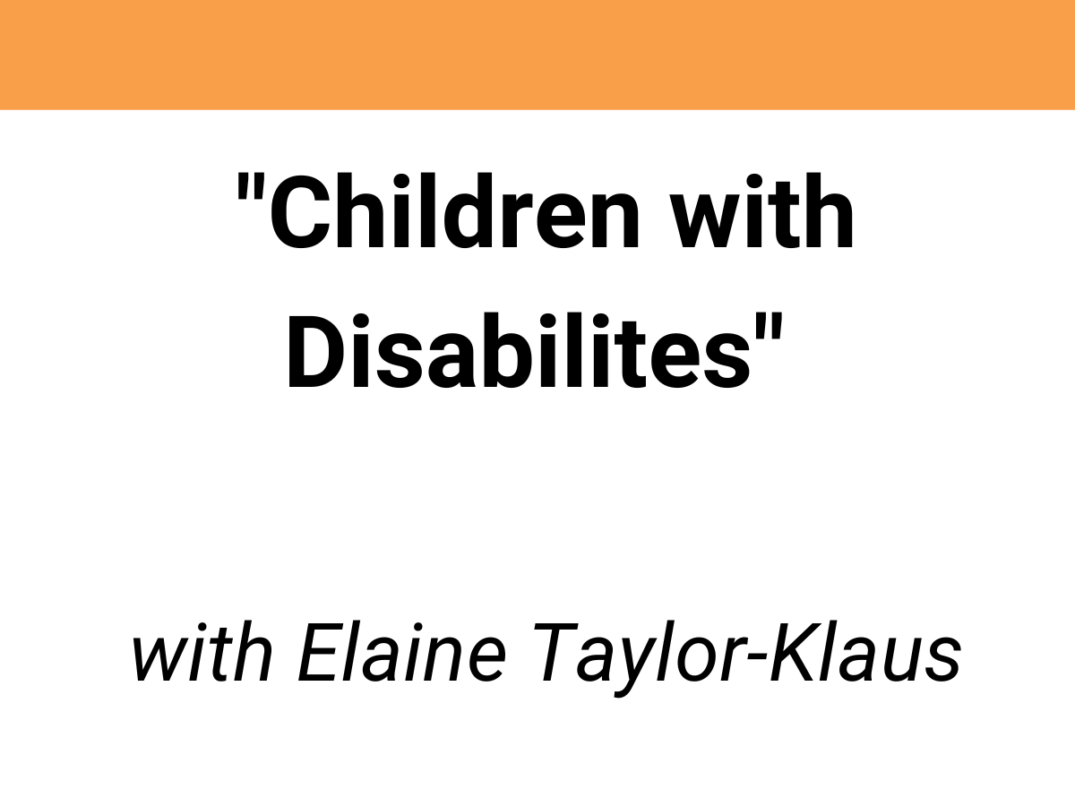children with disabilities